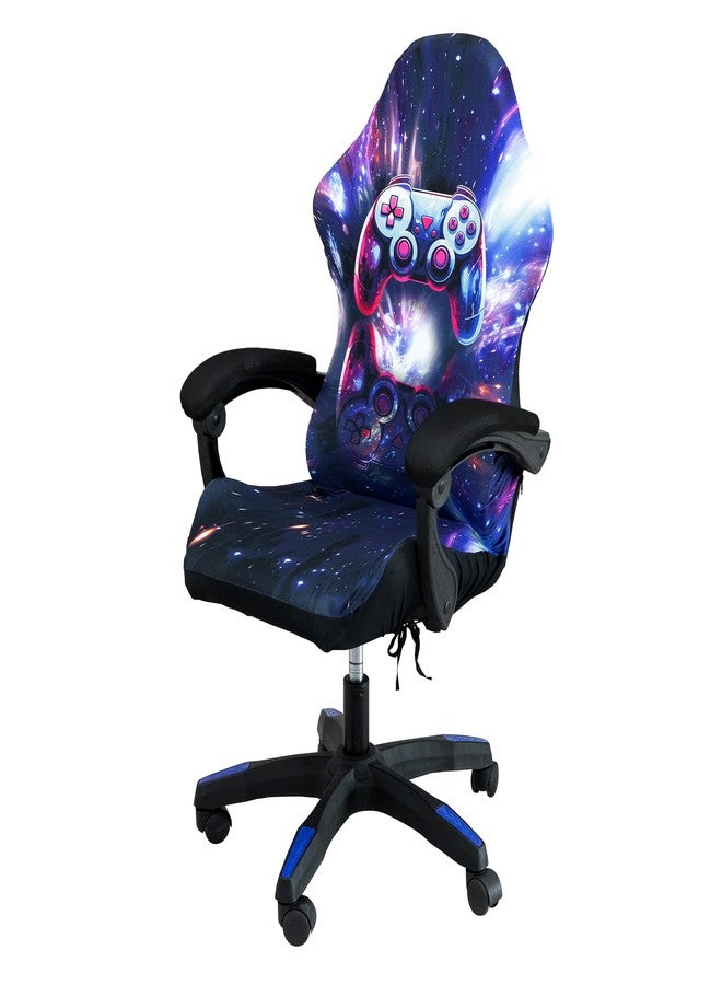 QYZDLM Gaming Chair Covers, 3D Printing One-Piece Universal Fit Gaming Chair Seat Cover with Armrest Sloipcover(Color:Style 1) - Image 1